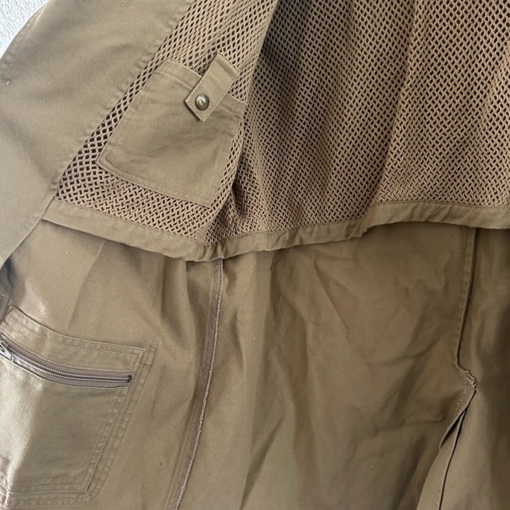 Orvis Men’s Zambezi Field Barn Jacket Cotton Canvas Leather Elbow Patches XL - Picture 3 of 5